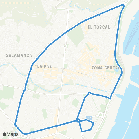 TITSA Intercambiador Avenida Reyes Católicos Intercambiador map