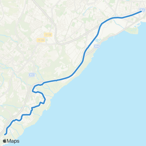 TITSA Intercambiador Acorán Costanera map