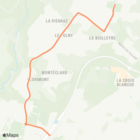 tl - Transports publics lausannois Epalinges, Croisettes - Epalinges, Ballègue map