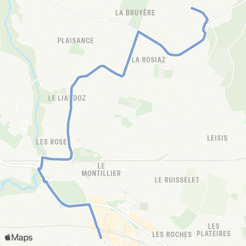 tl - Transports publics lausannois Pully, gare - Pully, Daillettes map