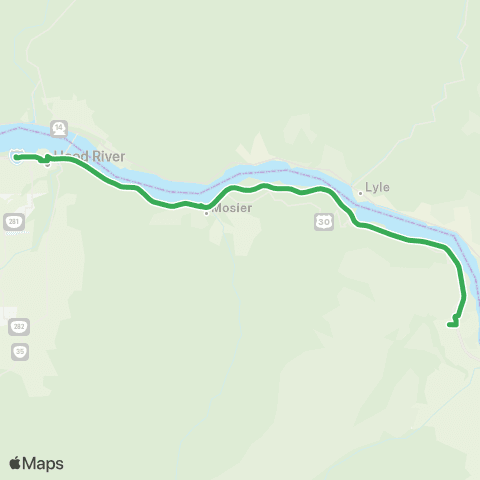 The Link The Dalles map