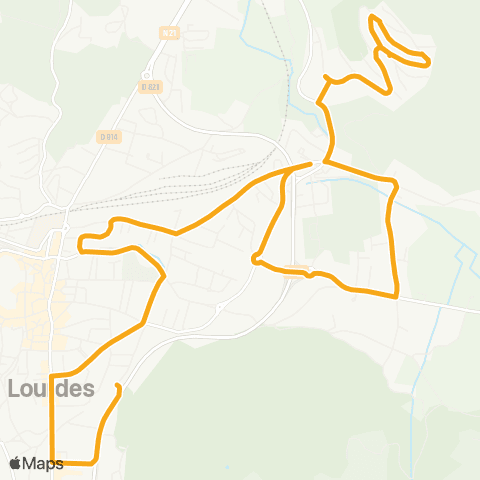 TLP Mobilités Cabicounlourdes-Gare routière map