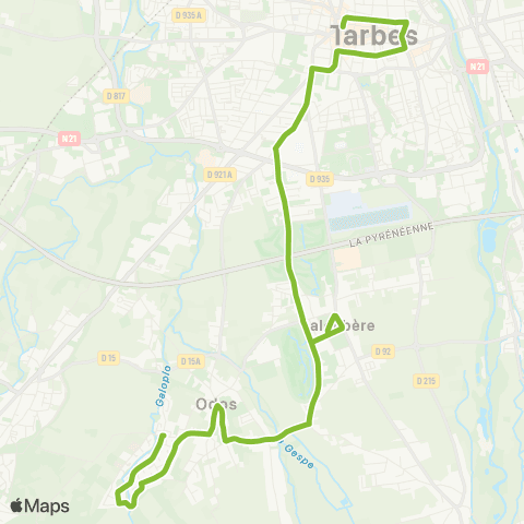 TLP Mobilités Odos Verdun map