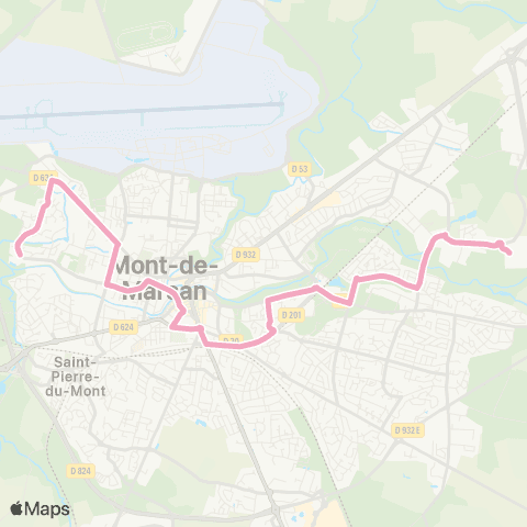 TMA Jouanas - Centre pénitentiaire map