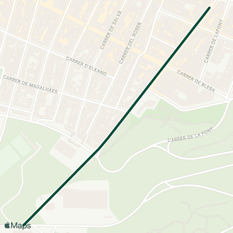 TMB Paral·lel - Parc de Montjuïc map