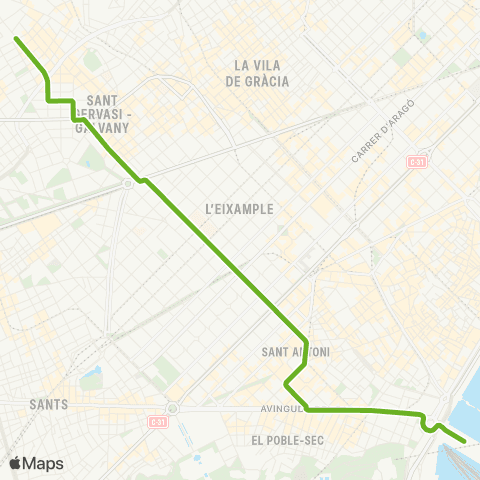 TMB Estació Marítima (WTC) / Bonanova map