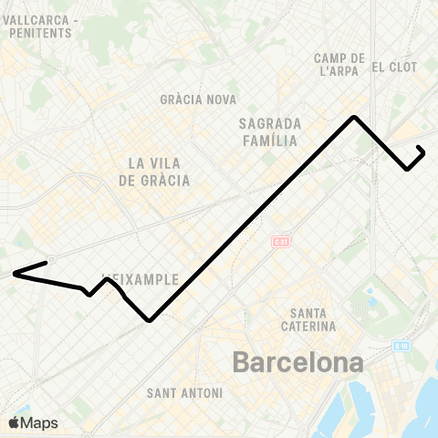 TMB BCN Centre-F.Macià / BCN Centre-Glòries map