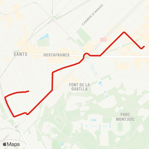 TMB Manso / La Bordeta map