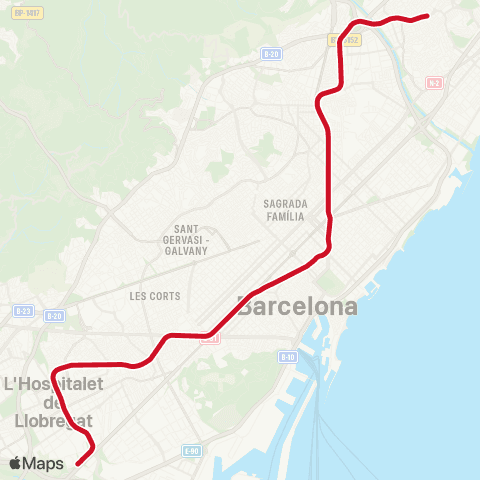 TMB Hospital de Bellvitge - Fondo map