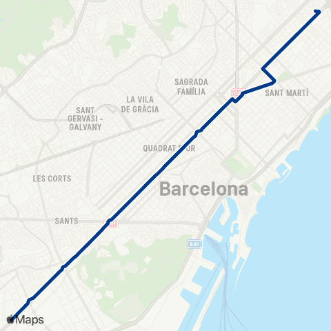 TMB Gornal / Besòs Verneda map
