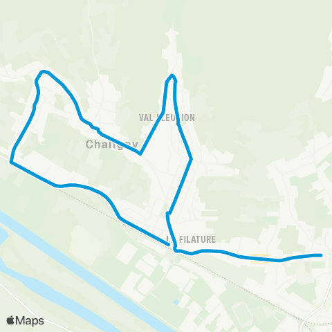 T'MM Ligne A scolaire - Chaligny - Pulligny map