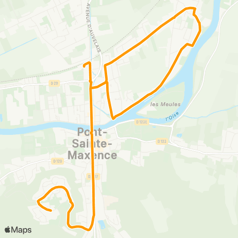 TOHM Collège - La Plaine - Gare map
