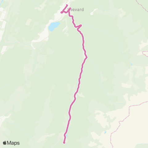 M Réso Le Haut Bréda Fond de France / Allevard Collège - Écoles-Pléiades map