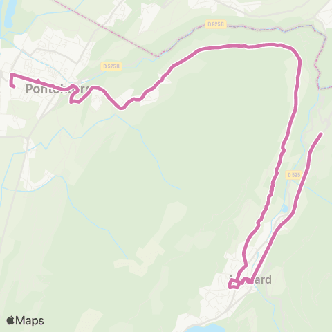 M Réso Allevard Écoles-Pléiades / Pontcharra Collège - Lycée map