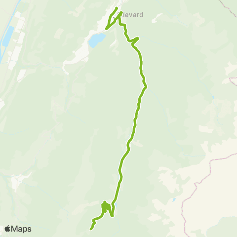 M Réso Allevard Collège / le Haut-Bréda le Pleynet map