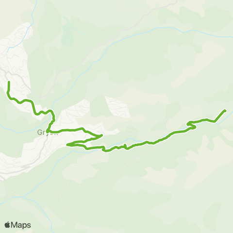 Transports Publics du Chablais Villars-Sur-Ollon, Gare - Gryon Barboleuse, Gare map
