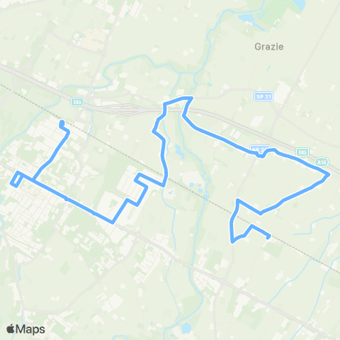 Tper BO San Lazzaro di Savena - Z.I. Cicogna - Borgatella - Mirandola map