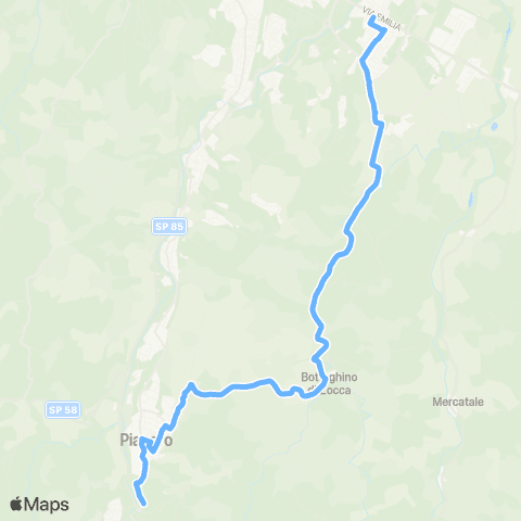 Tper BO San Lazzaro di Savena - Farneto - Lago dei Castori - (Pianoro) map