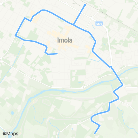 Tper BO Imola Autostazione / Stazione / Carducci - Istituto Agrario Scarabelli map