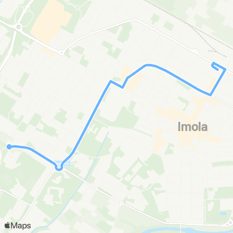 Tper BO Imola Autostazione - Imola San Benedetto map