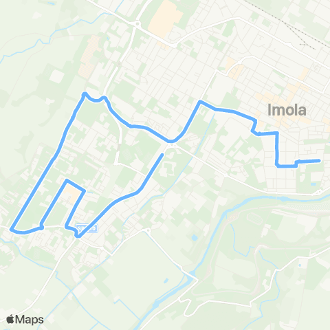Tper BO Imola Pedagna - Sante Zennaro - Zona Scolastica map