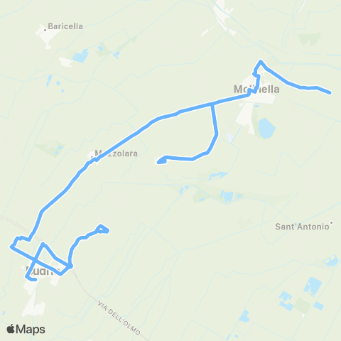 Tper BO Bologna - Budrio - Molinella - Marmorta map