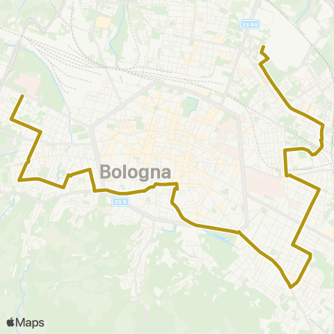 Tper BO Circolare periferica destra map