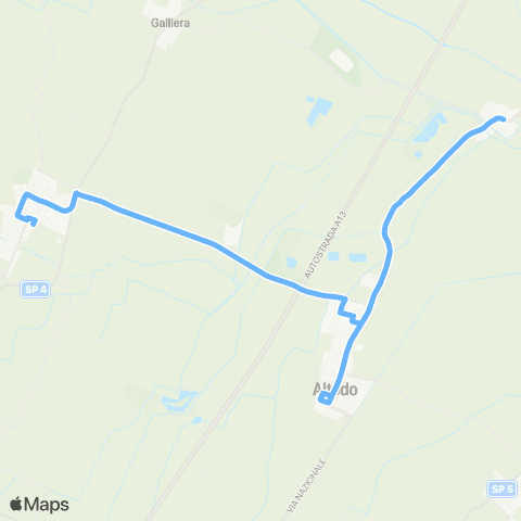 Tper BO Prontobus (Malalbergo) - Altedo - San Pietro in Casale map