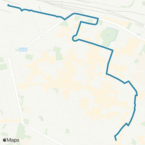 Tper BO Circolare_Cestello - Stazione Centrale - Parcheggio Tanari map