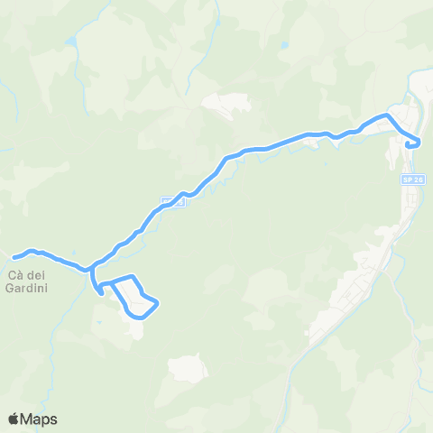 Tper BO Ponte Rivabella - Sartorano - Loghetti map