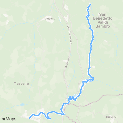 Tper BO Bivio Cà di Martino - Pian del Voglio - Castiglione dei Pepoli map