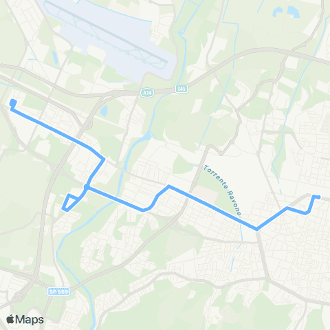 Tper BO Stazione Centrale - Santa Viola - Casteldebole - Normandia map