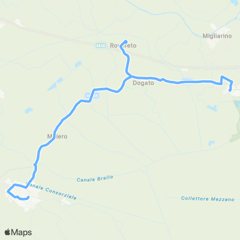 Tper FE Tresigallo-Ostellato-Portomaggiore map