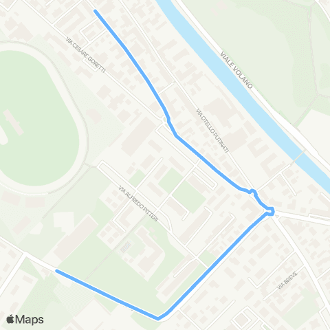 Tper FE Servizio Scuola Materna San Luca map