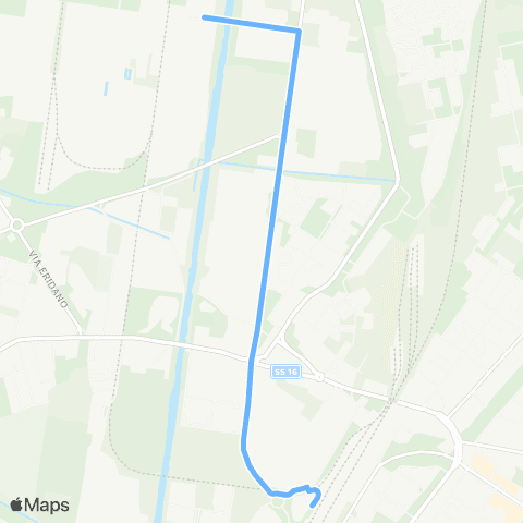 Tper FE Servizi Montesud map