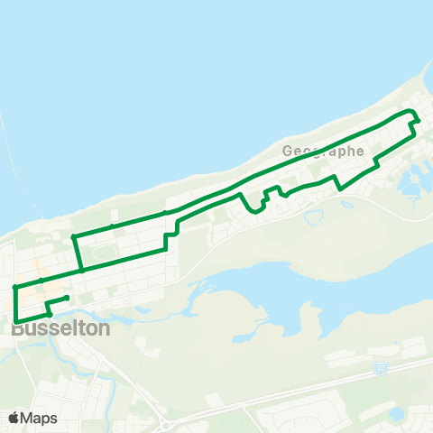 TransBusselton Busselton Circular map