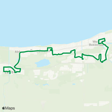 TransBusselton Busselton - Broadwater map