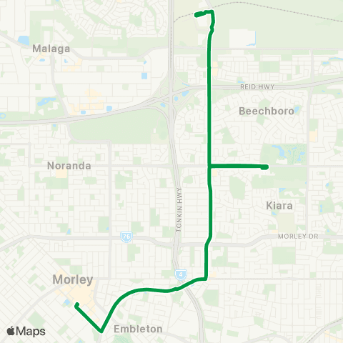 Transperth  map