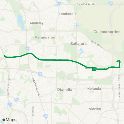 Transperth  map