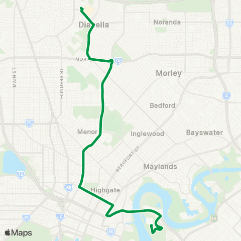 Transperth  map