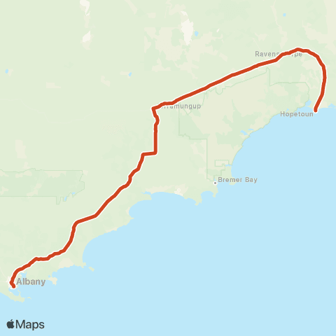 Transwa  map