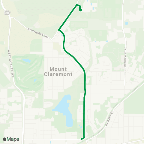 Transperth Curtin U - S Perth: used for Australia Day Skyshow map