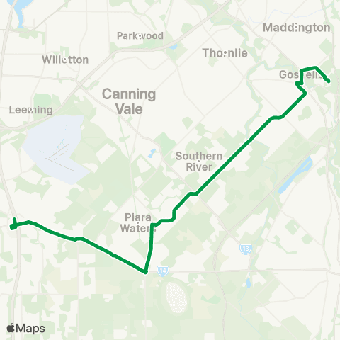 Transperth  map