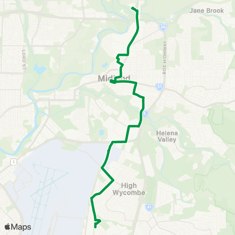 Transperth  map