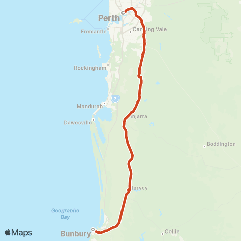 Transwa  map
