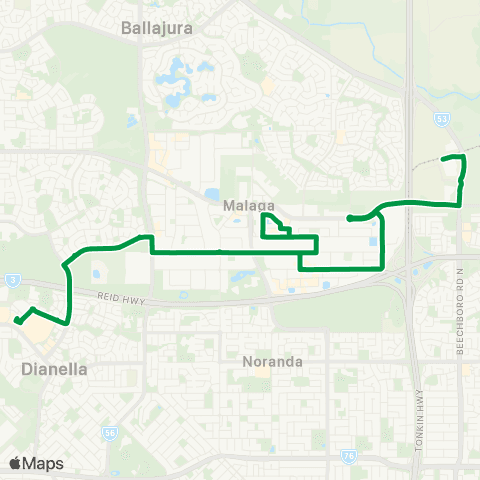 Transperth  map