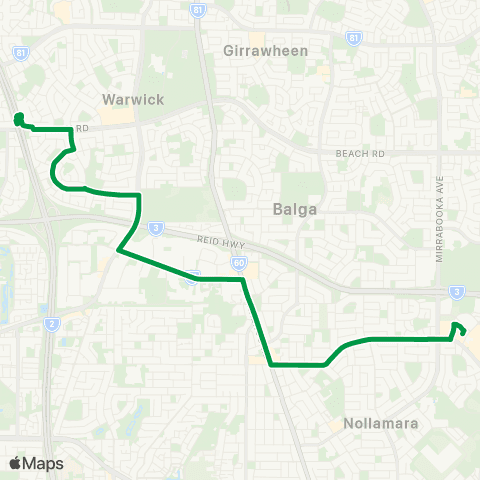 Transperth  map