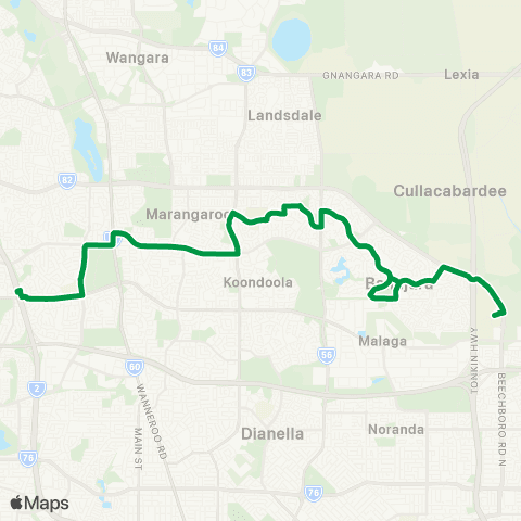 Transperth  map
