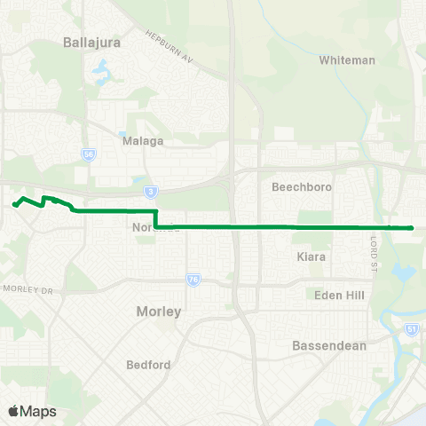 Transperth  map