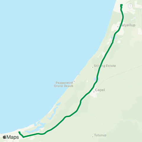 TransBunbury  map